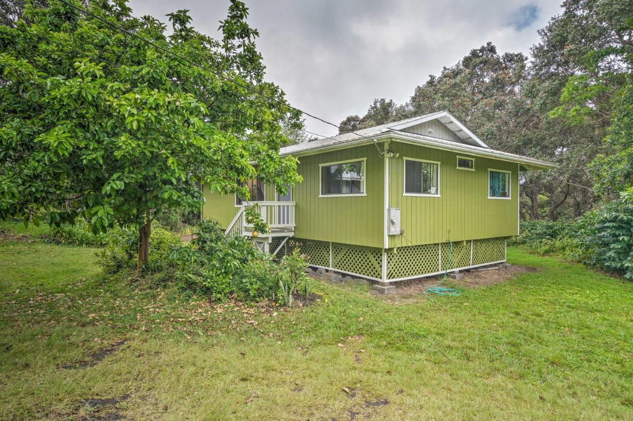 Peaceful Abode With Deck, 13 Mi To Black Sand Beach! Naalehu Exteriör bild