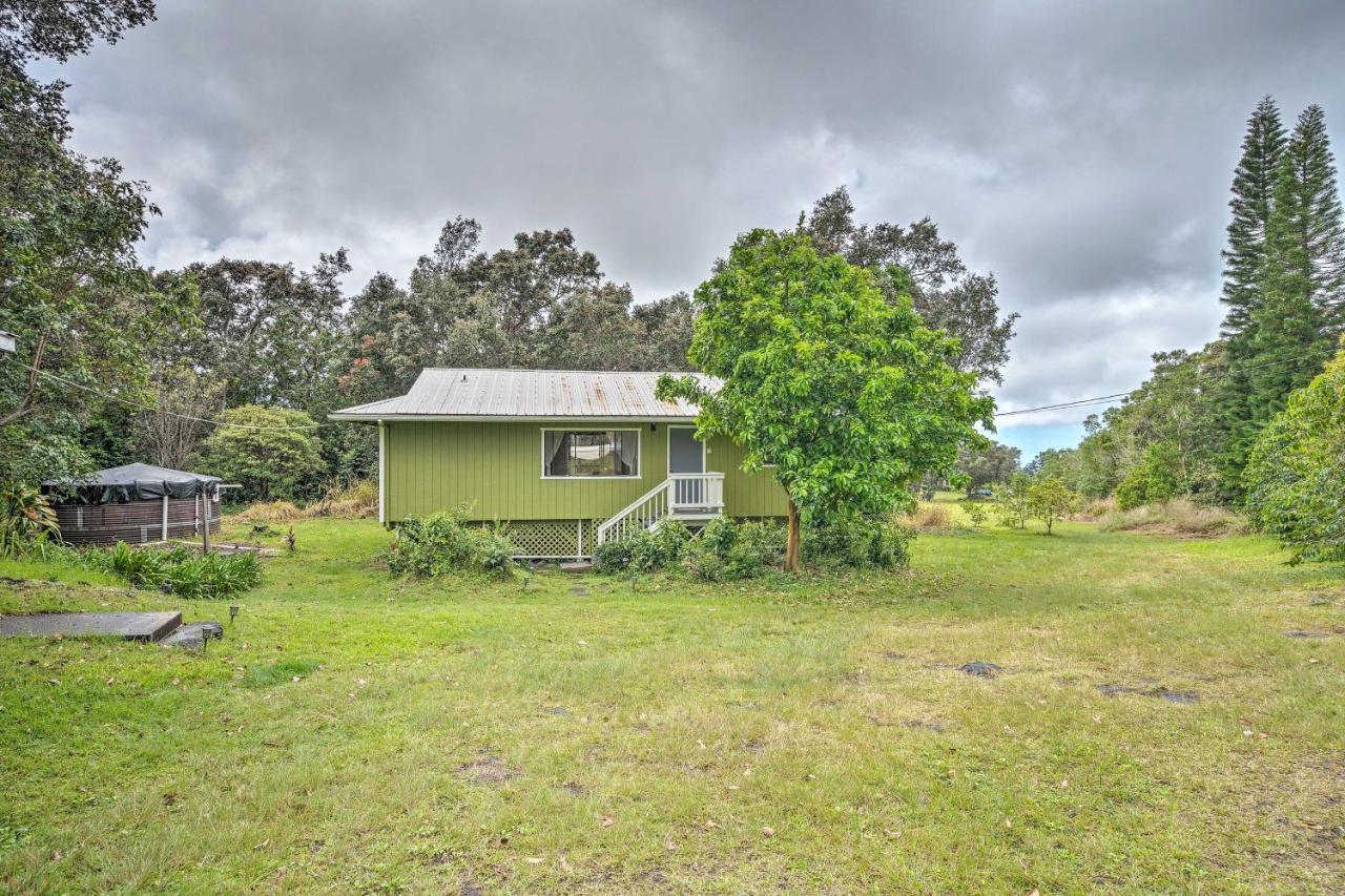 Peaceful Abode With Deck, 13 Mi To Black Sand Beach! Naalehu Exteriör bild